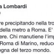 "La metro di Marino uccide un bimbo": il titolo di Libero 3