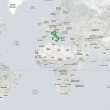 La nuova mappa della Terra con le grandezze reali