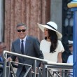George Clooney e Amal (foto Ansa)