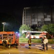 Torino, incendio in ex Palazzo del Lavoro FOTO