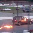 VIDEO YouTube: stuntman travolto da auto in fiamme durante show, illeso4