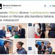 Matteo Renzi posa Pennetta-Vinci, ma col tricolore al contrario 05