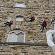 Alpinisti su Palazzo Vecchio per mettere parafulmine4