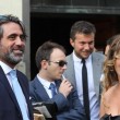 Maria Elena Boschi, tubino in pizzo al matrimonio portavoce 12
