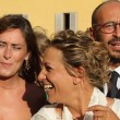 Maria Elena Boschi, tubino in pizzo al matrimonio portavoce 15