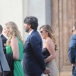 Maria Elena Boschi, tubino in pizzo al matrimonio portavoce 8