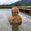 Giappone, giganti sculture di paglia nei campi FOTO 7