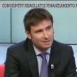 Alessandro Di Battista durante l'intervista