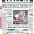 Putin, Ignazio Marino le prime pagine dei giornali (9)