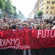 Cortei studenti in tutta Italia. Bologna, scontri. FOTO Roma13