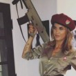 Elisabetta Canalis, Haloween col vestito da soldatessa