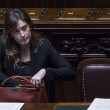 Maria Elena Boschi FOTO VIDEO mozione di sfiducia