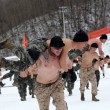 Marines e militari coreani sulla neve3