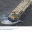YOUTUBE Cargo francese alla deriva nel mare in tempesta 4