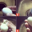 YOUTUBE Uovo sodo, come sbucciare perfettamente in 5 secondi4
