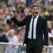 Real - Atletico, Simeone nella foto Ansa