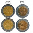 Monete thailandesi al posto dei 2 euro: nuova truffa 02