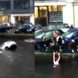 Auto va sott'acqua mamma e figlio salvi per miracolo13