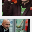 Totti e Spalletti nella foto Ansa