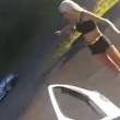 YOUTUBE Donna balla in strada in Brasile e...causa incidente 3