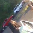 YOUTUBE Donna balla in strada in Brasile e...causa incidente 5