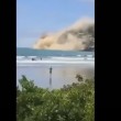 Terremoto Nuova Zelanda, crolla parte scogliera