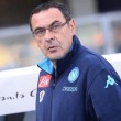 Maurizio Sarri, l'allenatore del Napoli (Ansa)