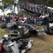 Gp Australia, Alonso sperona Gutierrez e si schianta6