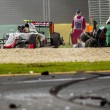 Gp Australia, Alonso sperona Gutierrez e si schianta7