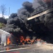 Autostrada A1 chiusa: tir fiamme tra Caianello e Capua FOTO8