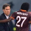 Gervinho e Rudi Garcia (foto Ansa)