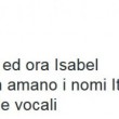 Isabel Totti, tweet: "Anche stavolta il capitano ha finito l'inchiostro" 7