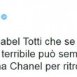 Isabel Totti, tweet: "Anche stavolta il capitano ha finito l'inchiostro" 9