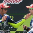 Valentino Rossi e Jorge Lorenzo (foto Ansa)