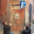 Madonna, volto popstar al posto della Vergine a Roma FOTO