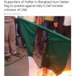 Libia, bandiera italiana bruciata a Bengasi FOTO 2