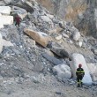 Colonnata: frana a cava marmo Carrara, un morto, un disperso4
