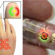 E-skin, pelle elettronica: corpo diventa display luminoso 3