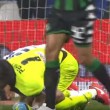 YOUTUBE Mattia Perin, ginocchio ko. Video infortunio 04