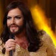 Valerio Scanu nei panni di Conchita Wurst