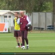 Totti e Spalletti, sorrisi in allenamento dopo lite Bergamo