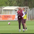 Totti e Spalletti, sorrisi in allenamento dopo lite Bergamo7