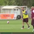 Totti e Spalletti, sorrisi in allenamento dopo lite Bergamo4