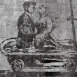 Lungotevere: murales di William Kentridge racconta Roma FOTO