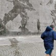 Lungotevere: murales di William Kentridge racconta Roma FOTO