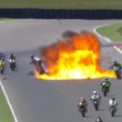 CEV Moto2 spaventoso incidente al via