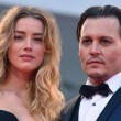 Johnny Depp e Amber Heard (foto Ansa)