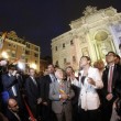 Unioni civili: arcobaleno proiettato su fontana Trevi02