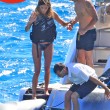 Belen Rodriguez in topless a bordo piscina 04