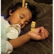 Torre di Cherrios sul neonato che dorme2
